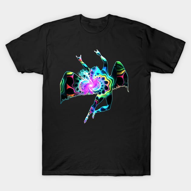 HEAVY METAL ANGEL - psychedelic 60's T-Shirt by shethemastercovets